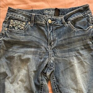 Love Indigo Premium Blue Jean Capris